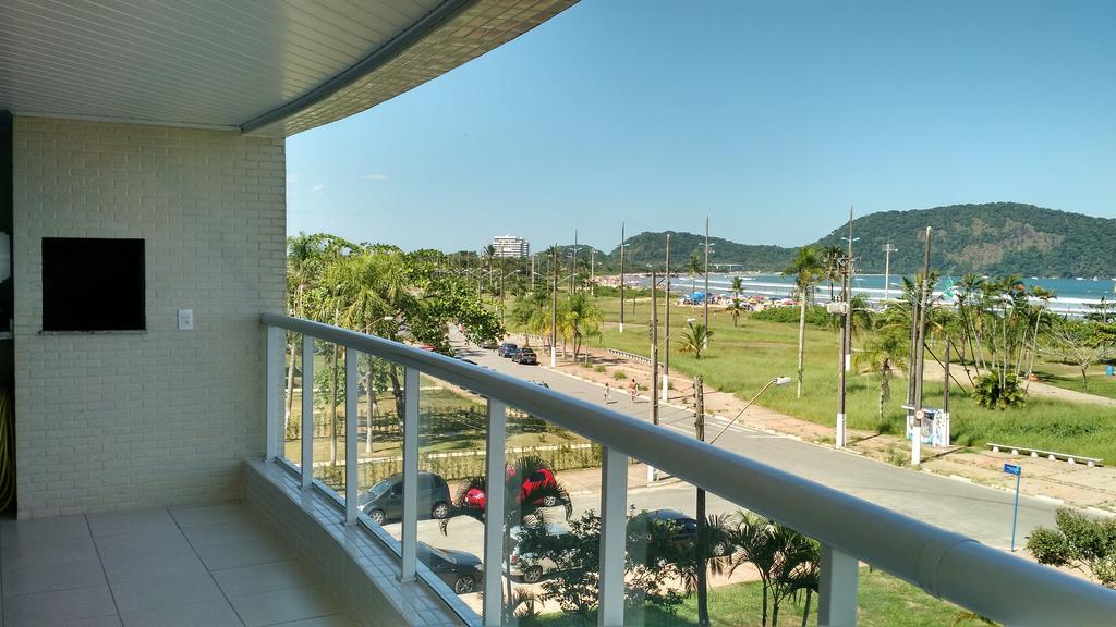 Indaia Apartamento De Frente Ao Mar Appartamento Bertioga Esterno foto